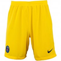 PSG 17/18 Away Yellow Soccer Jersey Short