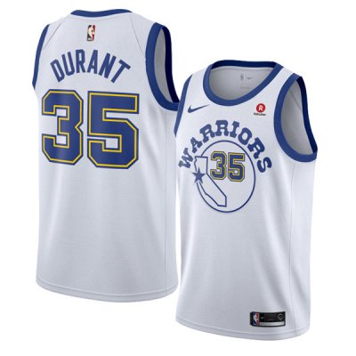 Golden State Warriors 2017-18 Men\'s Kevin Durant 35 Swingman Classic Jersey