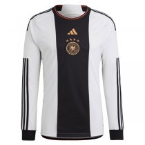 2022 Germany Home World Cup Long Sleeve Jersey