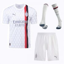 23-24 AC Milan Away Jersey Men Full Kit