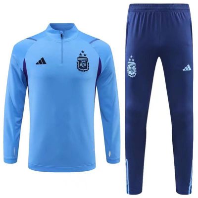 2023 Argentina Sky Blue Trainning Suit