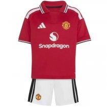 26-27 Manchester United Home Kids Kit 26-27 Manchester United Home Kids Kit