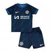 23-24 Chelsea Away Kids Kit