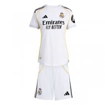 25-26 Real Madrid Home Jersey Kids Kit