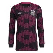 2020 Mexico Home Pink Long Sleeve Jersey
