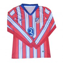 24-25 Atletico Madrid Home Long Sleeve Jersey