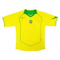2004 Brazil Home Retro Jersey Shirt