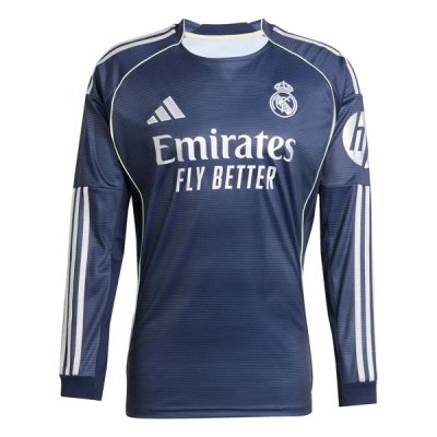 25-26 Real Madrid Away Long Sleeve Jersey