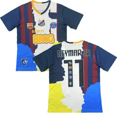 2526 Neymar JR Career Barca PSG Special Jersey