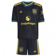 25-26 Manchester United Third Kids Kit