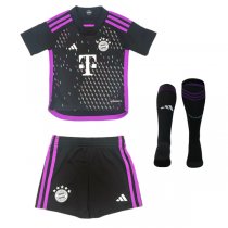 23-24 Bayern Munich Away Jersey Kids Full Kit