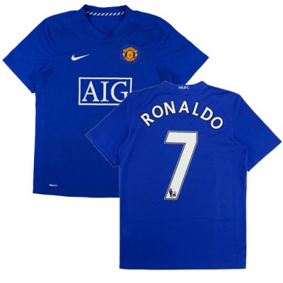 2008-2009 Manchester United Third RONALDO #7 Premier League Shirt 1