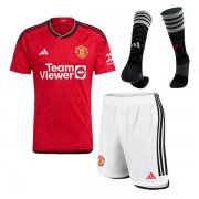 23-24 Manchester United Home Jersey Men Full Kit