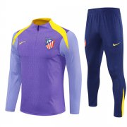 25-26 Atletico Madrid Purple Training Suit Kit Player Style