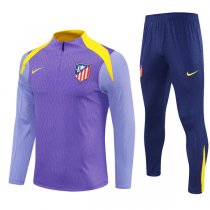 25-26 Atletico Madrid Purple Training Suit Kit Player Style