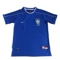 1998 Brazil Away Blue Retro Jersey