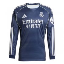 25-26 Real Madrid Away Long Sleeve Jersey