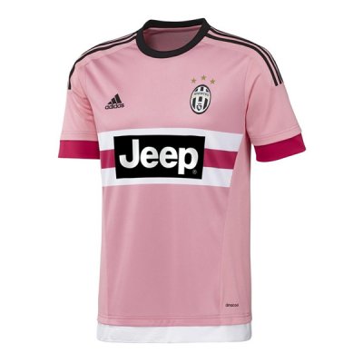 15-16 Juventus Away Pink Retro Jersey