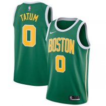 2018-2019 Boston Celtics Jayson Tatum Green NBA Swingman Earned Edition Jersey