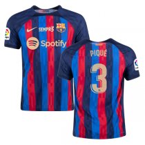 22-23 Barcelona Home Pique 3 Farewell Special Jersey (Player Version)