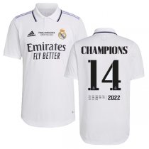 22-23 Real Madrid Home Jersey UCL Champions #14 (Player Version)