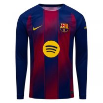 25-26 Barcelona Home Long Sleeve Jersey