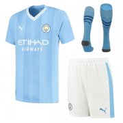 23-24 Manchester City Home Jersey Men Full Kit