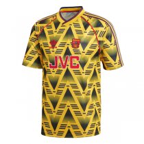 1991-1993 Arsenal Away Yellow Retro Jersey Shirt