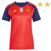 2026 Spain Home World Cup Winner Women Jersey 2 Star