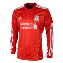 2011-2012 Liverpool Home Long Sleeve Retro Jersey Shirt