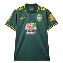 22-23 Brazil Green Pre Match Polo Shirt