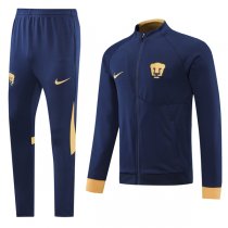 22-23 Pumas UNAM Navy Full Zip Tracksuit