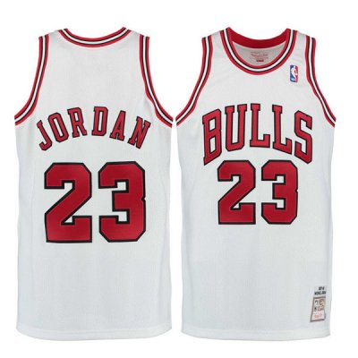 1997-1998 Chicago Bulls White Michael Jordan #23 NBA Jersey
