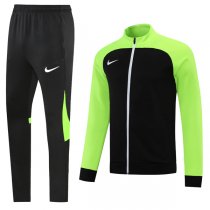 22-23 NK NJ01 Black&Green Full Zip Tracksuit