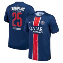 24-25 PSG Home UCL Champions #25 Special Jersey