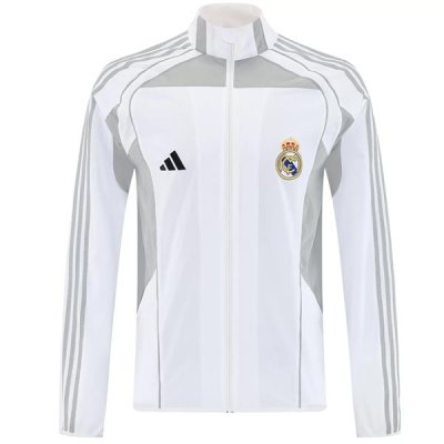 25-26 Real Madrid Windbreaker Jacket White
