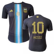 2023 Argentina Golden Bisht Special Shirt Messi 10 (Player Version)