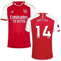 23-24 Arsenal Home Jersey NKETIAH 14 EPL Print