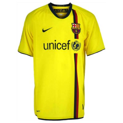 2008-2009 Barcelona Away Retro Jersey Shirt