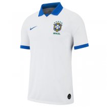 2019 Copa America Brazil Away White Soccer Jersey Shirt
