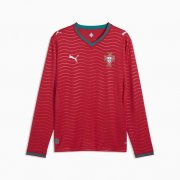 2026 Portugal Home Long Sleeve Jersey