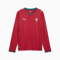 2026 Portugal Home Long Sleeve Jersey