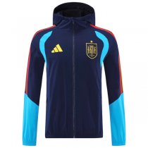 2026 Spain Windbreaker Hoodie Jacket Navy