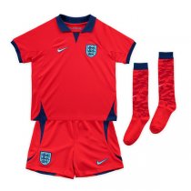2022 England Away World Cup Jersey Kids Full Kit