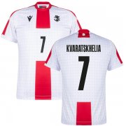 2024 Georgia Home Jersey Kvartskhelia #7