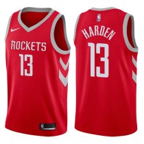 2017-18 Rockets James Harden Icon Red Jersey