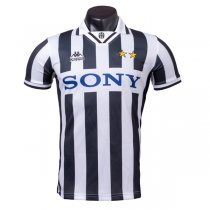 1995-1997 Juventus Home White&black Soccer Jersey