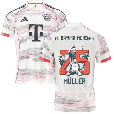 25-26 Bayern Munich FC Away Special MÜLLER #25 Print