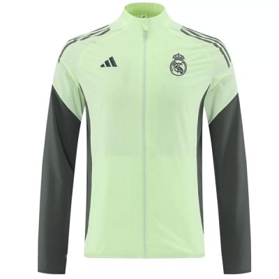 25-26 Real Madrid Windbreaker Jacket Green