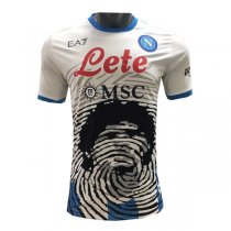 21-22 Napoli Pay Tribute Maradona Limited Edition White Jersey